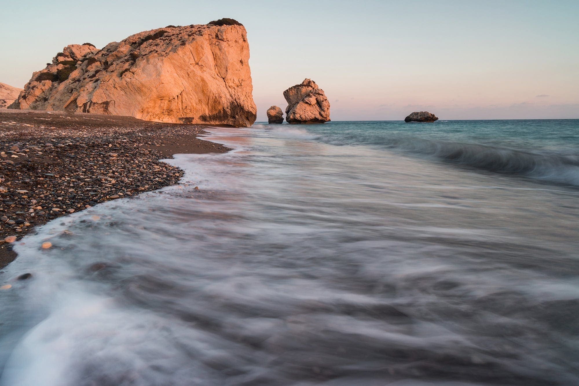 Aphrodites Rock Sunset - Cyprus Photography