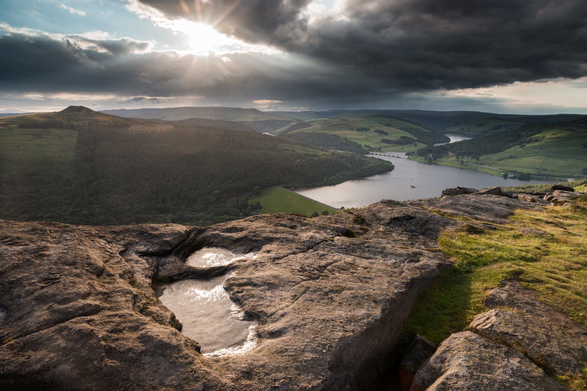 Bamford Edge Storms - Gritstone Edges Peak District Photography Workshop