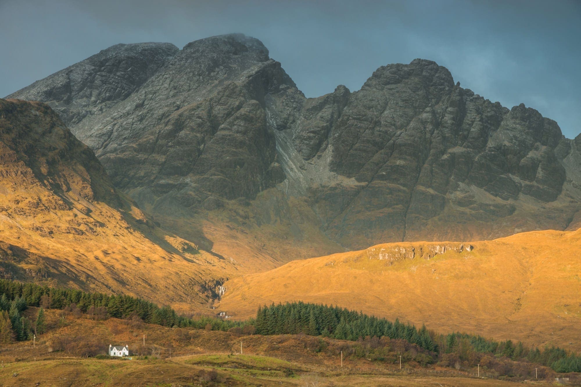 Bla Bheinn aka Blaven Sunrise - Isle of Skye - Scotland Photography