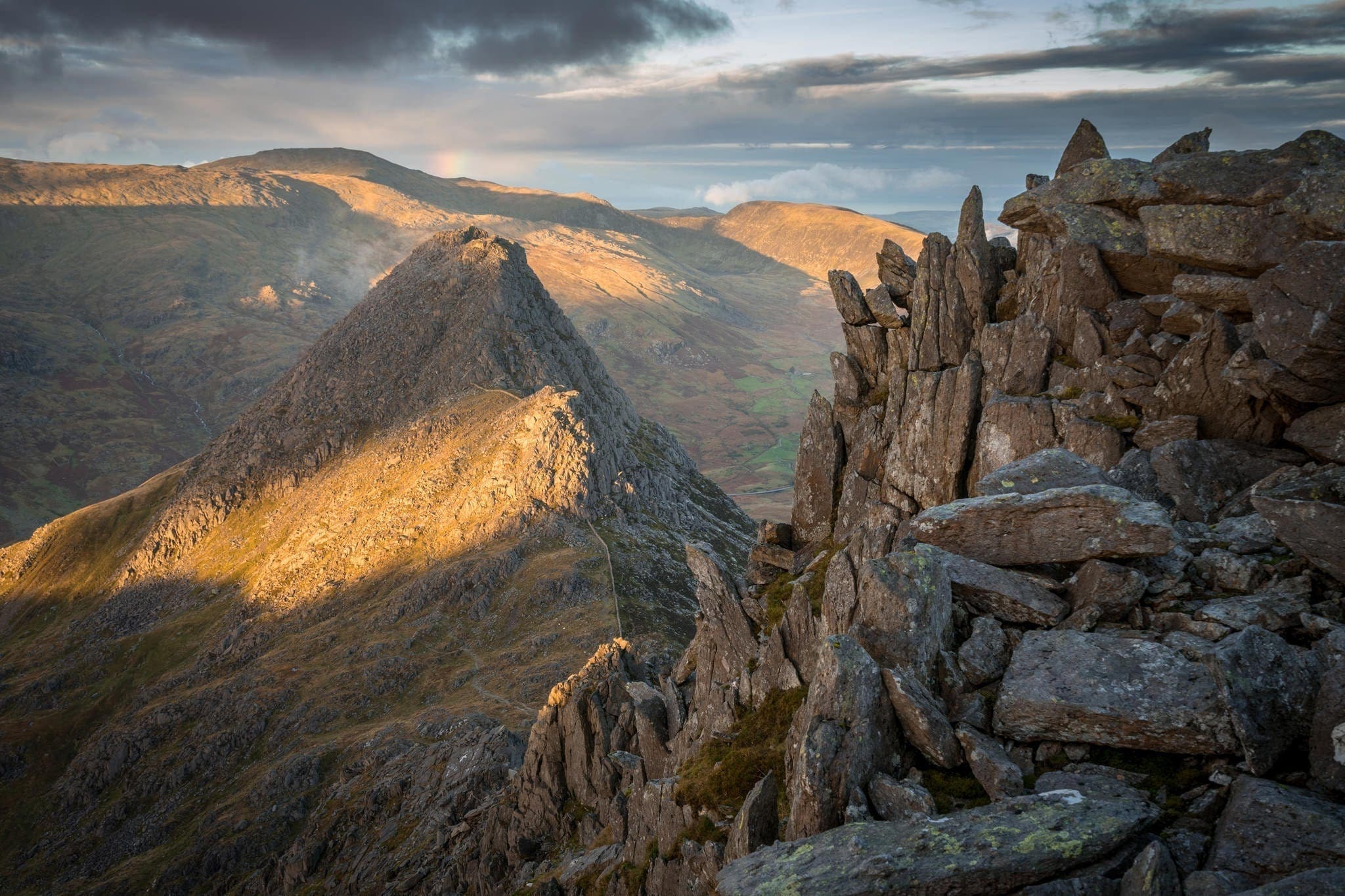 Bristly Ridge to Tryfan - Snowdonia Landscape Photography