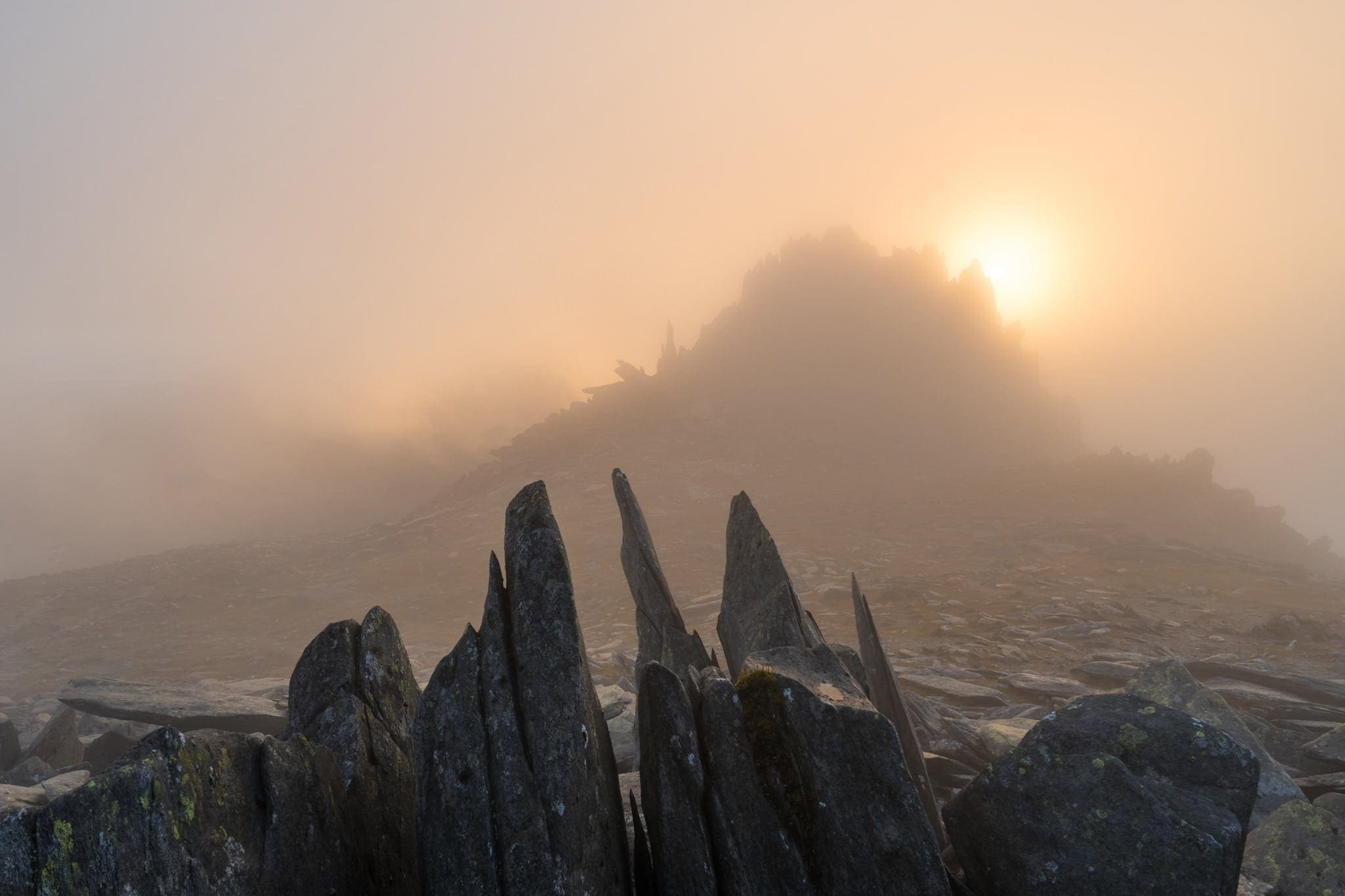 Castell y Gwynt Sunset - Castle of the Winds - Snowdonia Landscape Photography