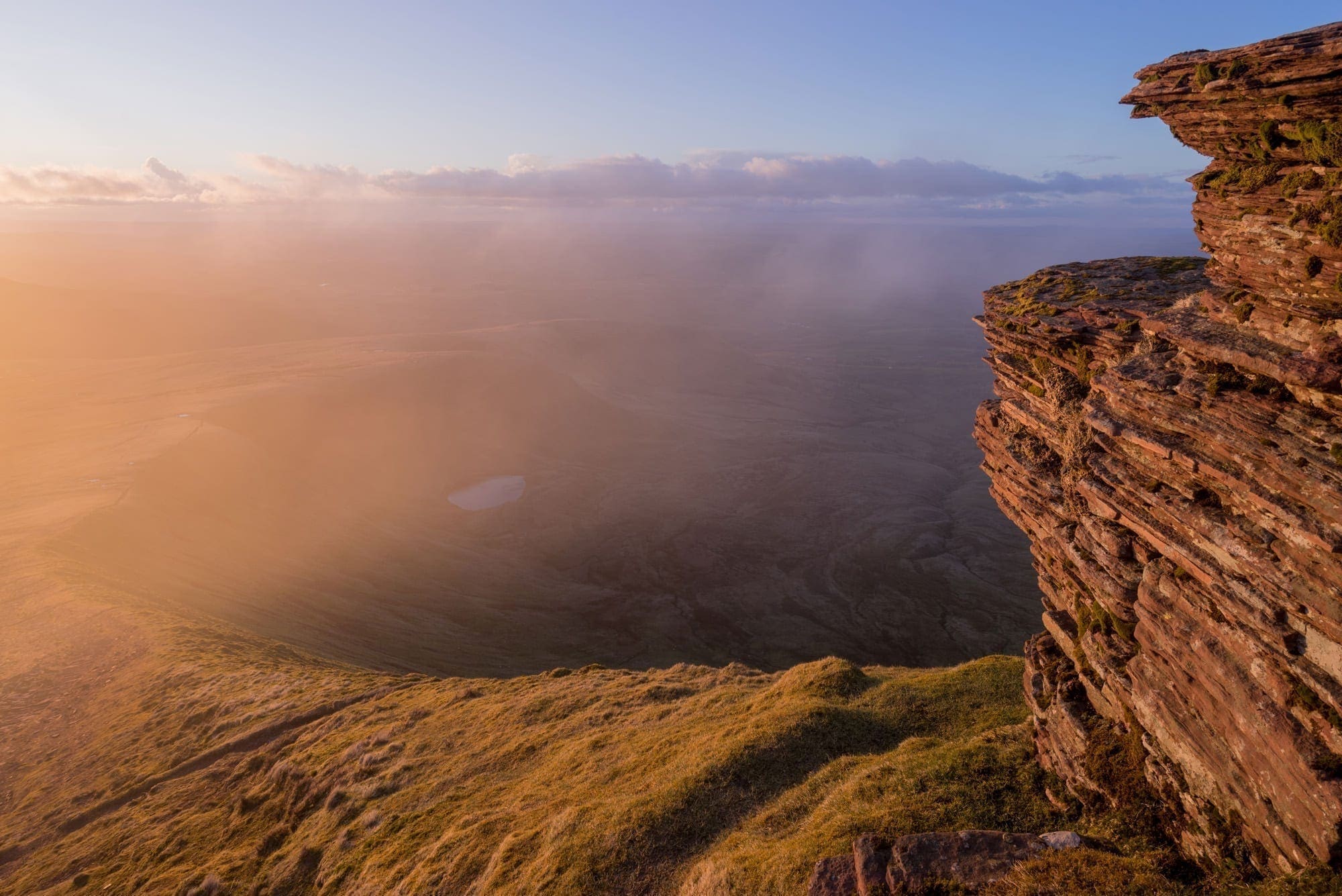 Corn Ddu Sunset - Pen-Y-Fan - Brecon Beacons Photography
