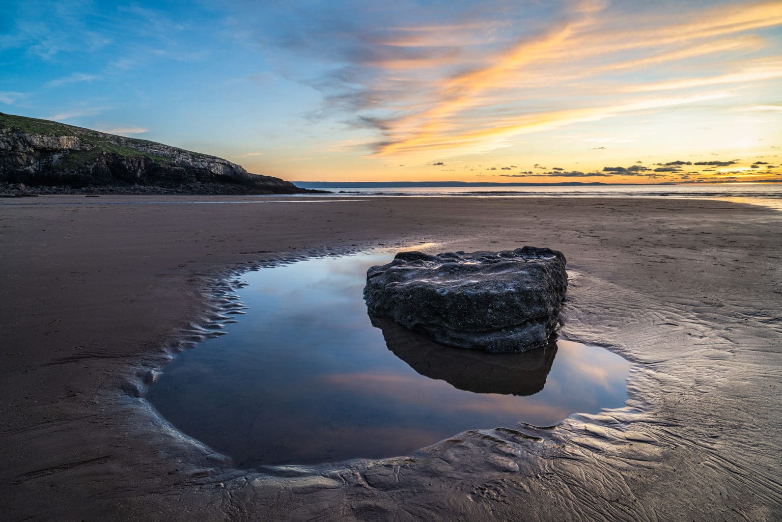 Dunraven Bay Sunset - Southerndown Beach – Wales Landscape Photography