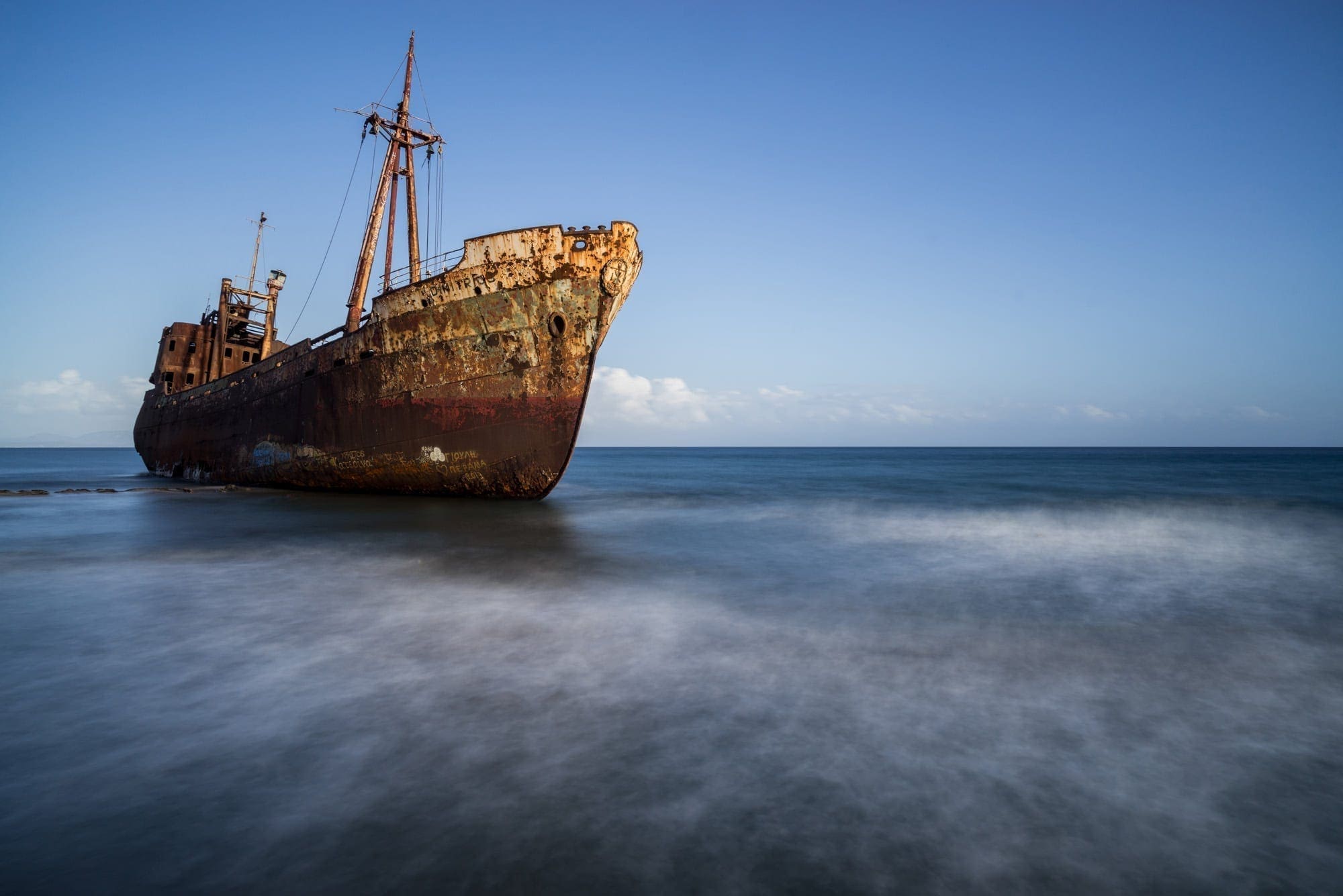 Gythio Shipwreck - Greece Photography