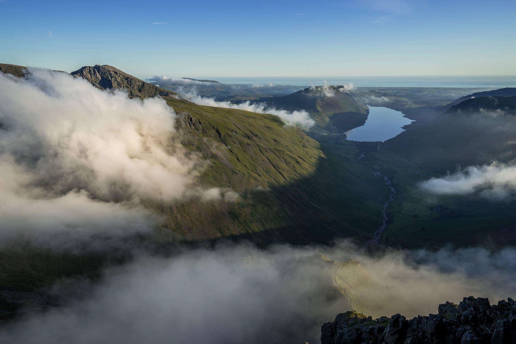 Great Gable to Wast Water Inversion - Lake District Photography