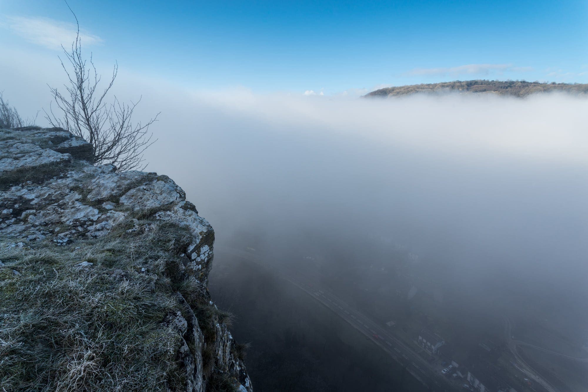 High Tor Fog  - Derbyshire Photography