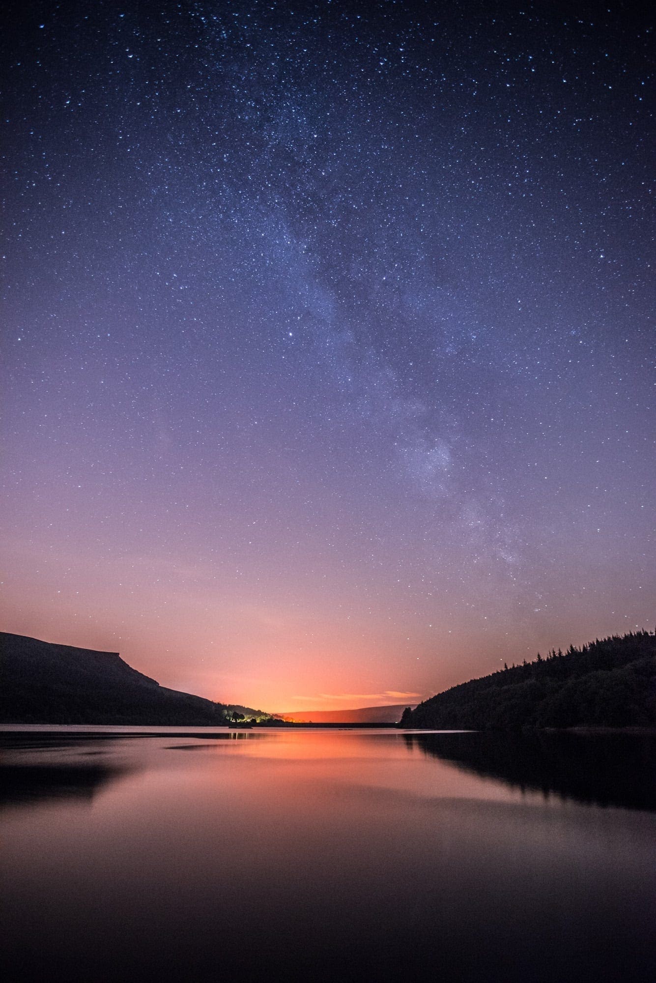 Ladybower Milky Way - Peak District Photography