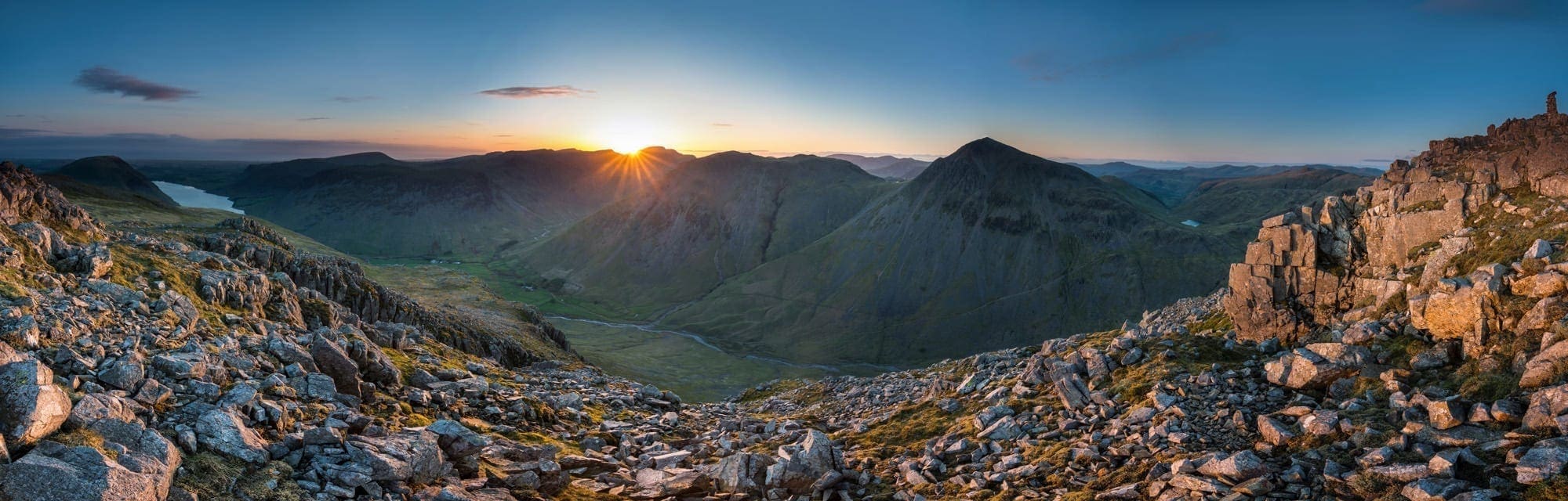 Lingmell Sunset over Wasdale - Lake District Photography