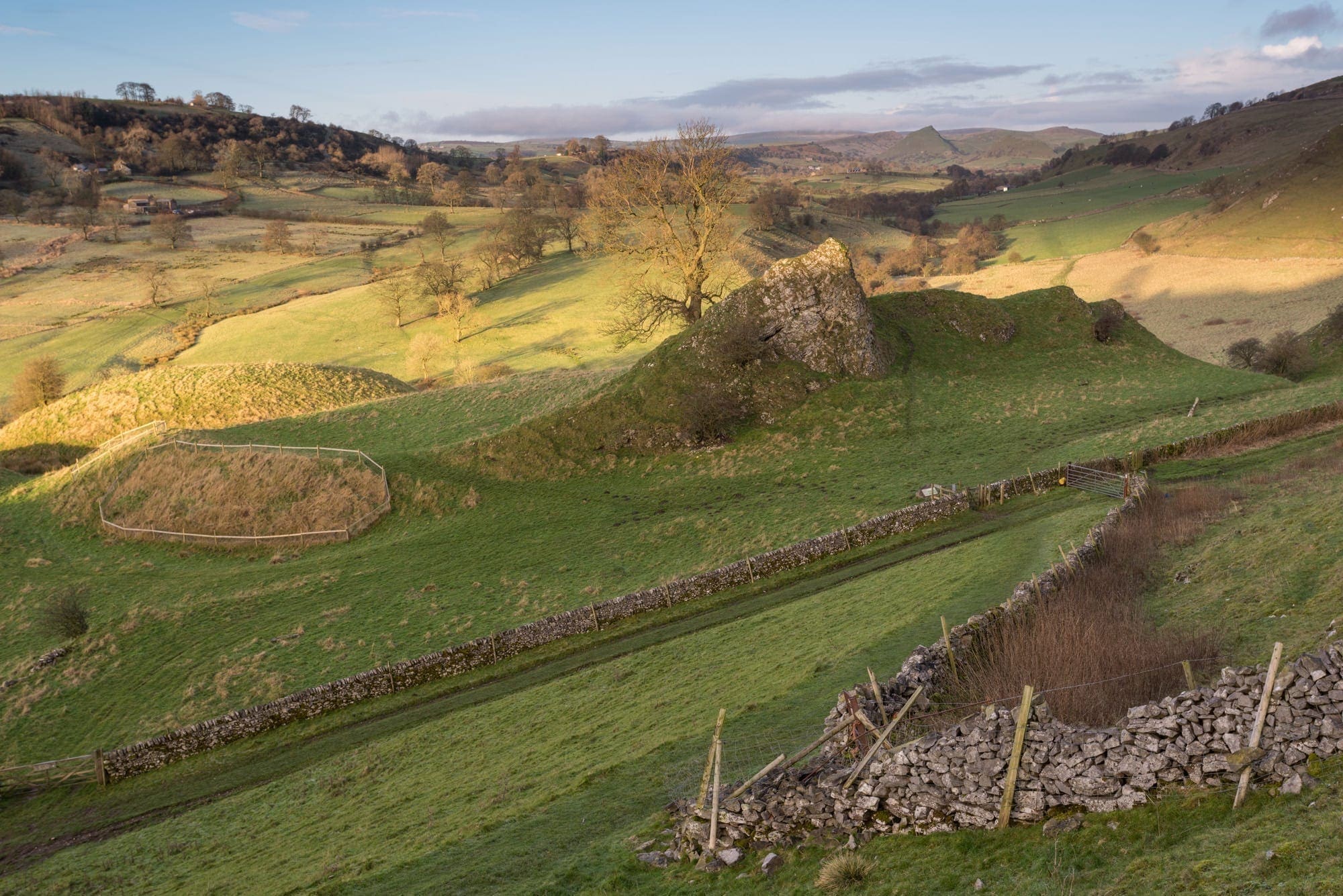 Pilsbury Castle Sunrise - Peak District Photography