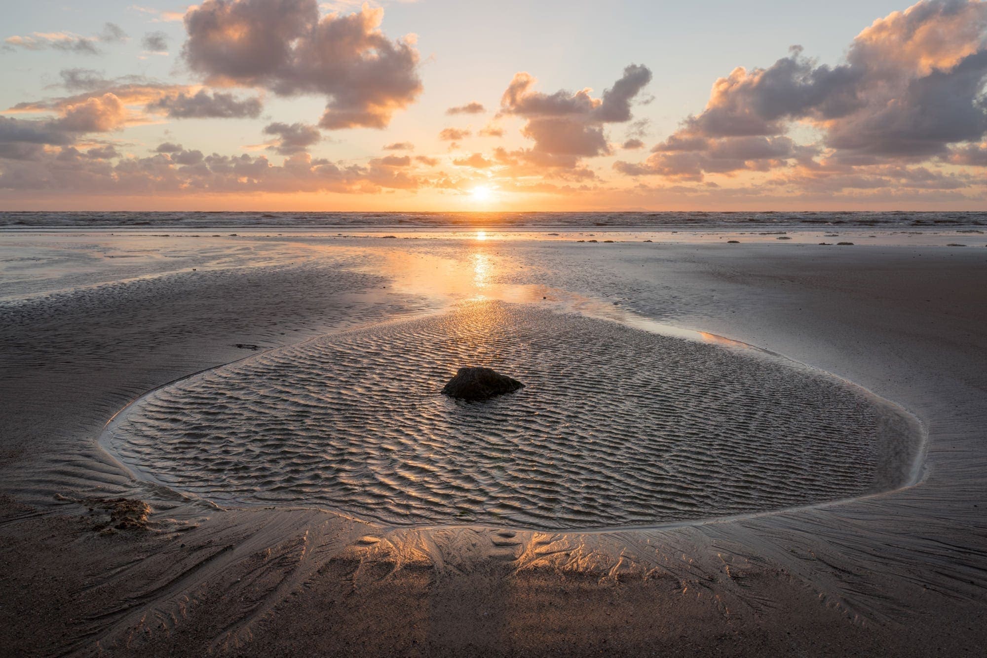 Seascale Sunset - Lake District Photography