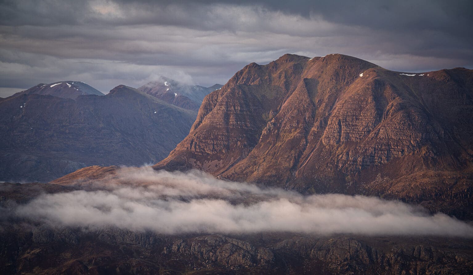 Slioch from Beinn A-Chearcaill  – Torridon and Fisherfield - Scotland Photography