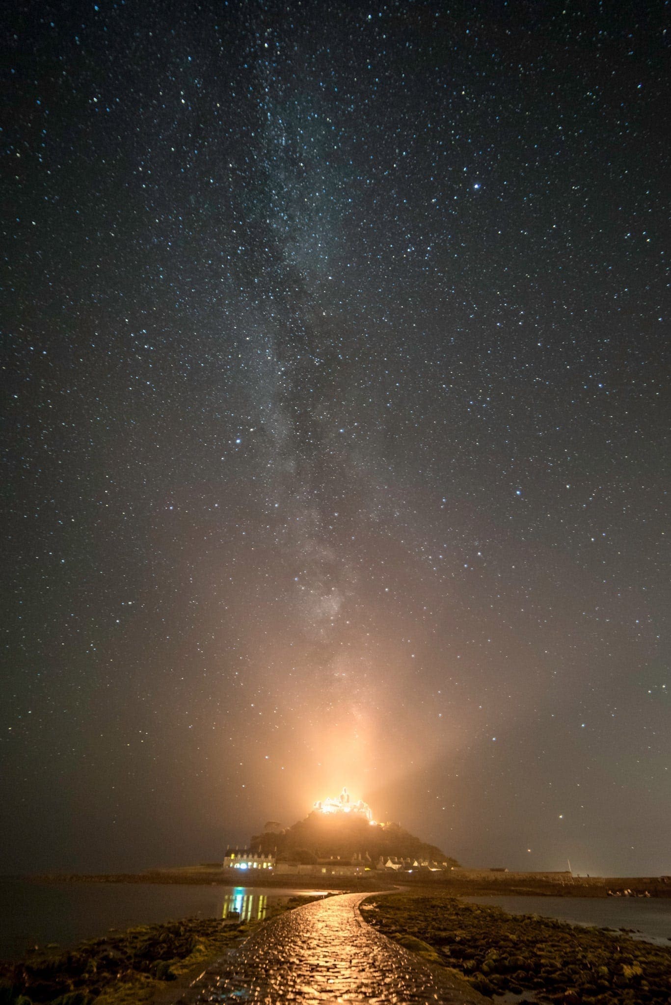 St Michaels Mount Milky Way - Cornwall Photography