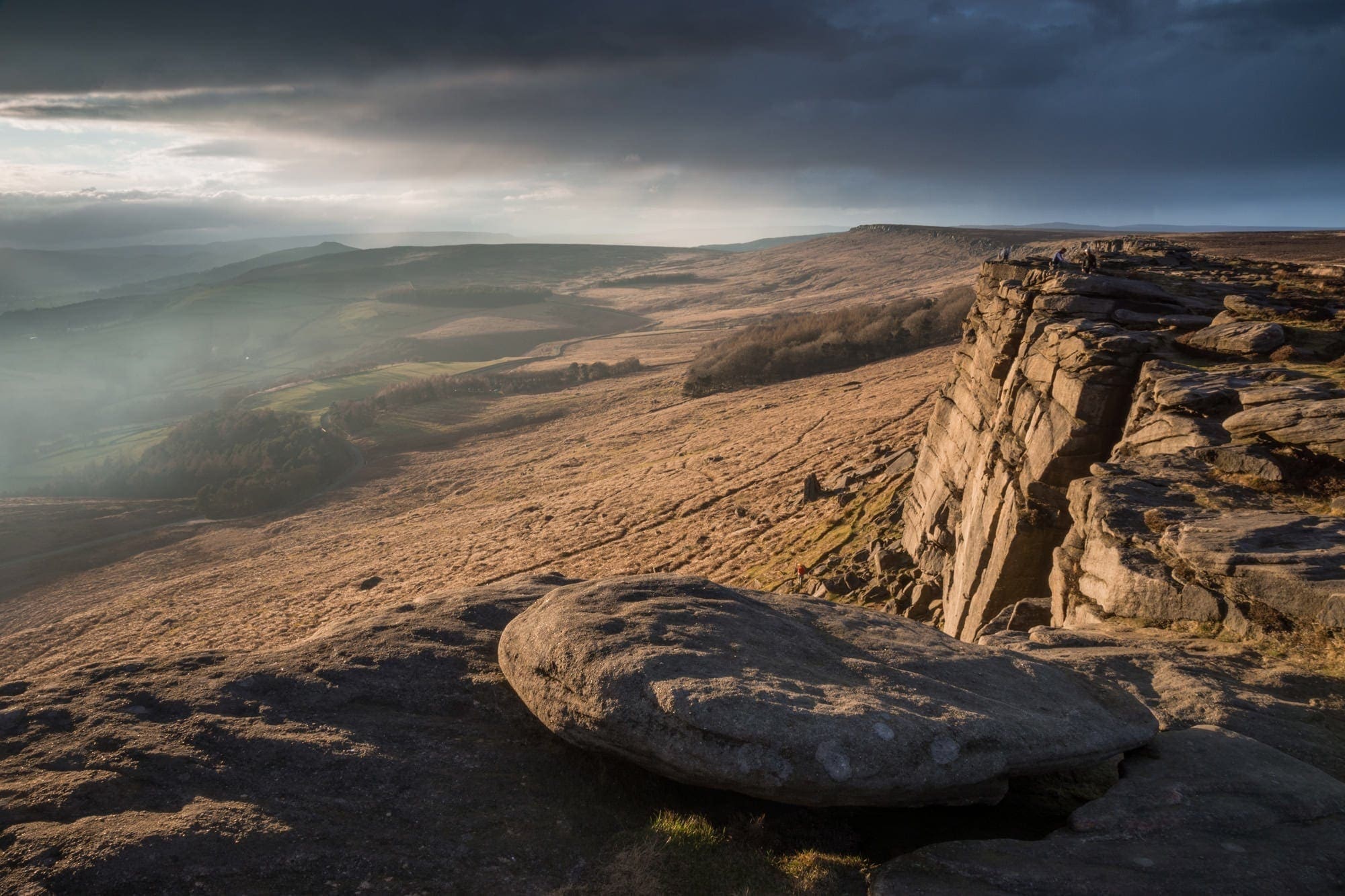 Stanage Edge Sunset  - Peak District Photography