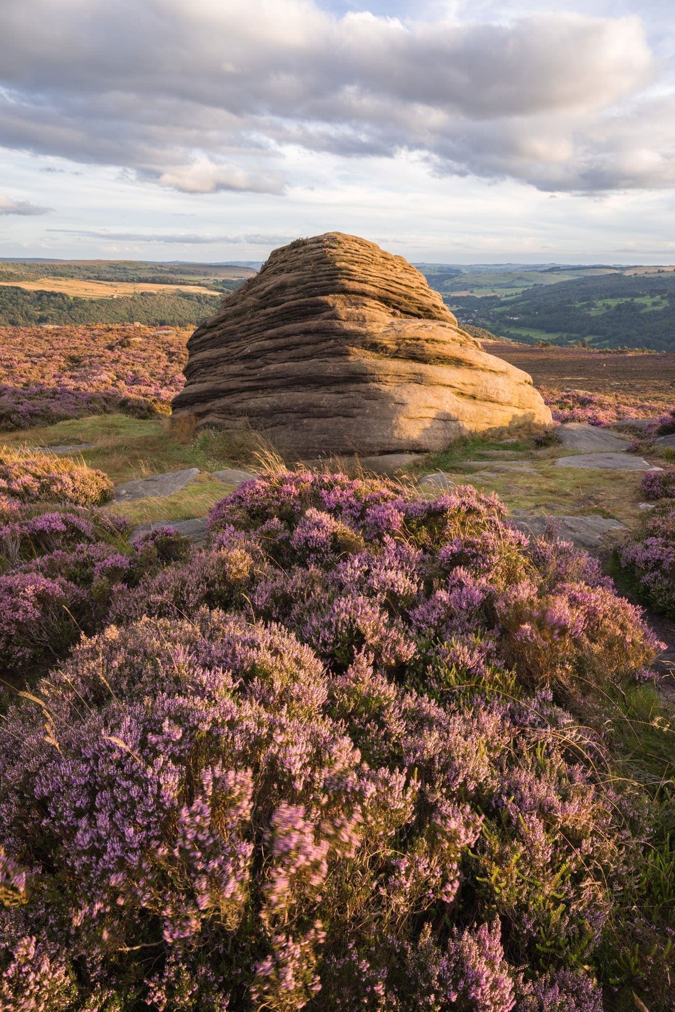 The Beehive Sunset - Over Owler Tor - Peak District Photography