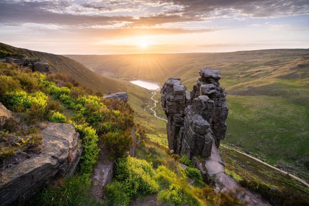 The Trinnacle Sunset - Saddleworth - Peak District Photography Workshop