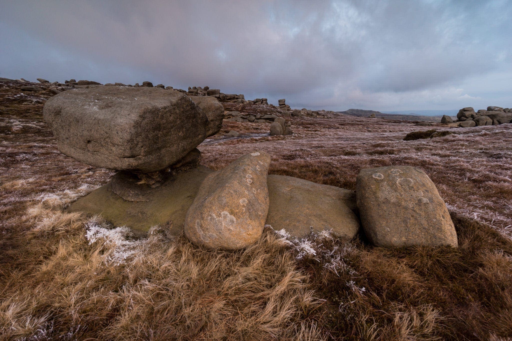 Wool Packs Anvil Stone - Kinder Scout Photography Workshop