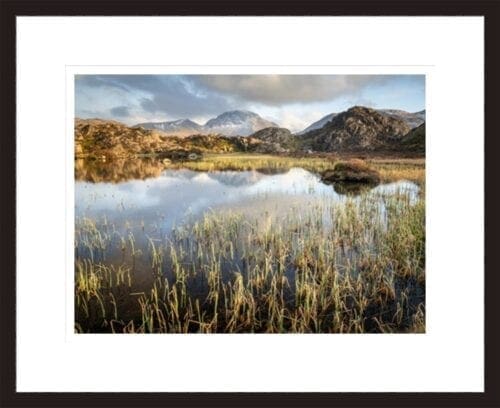 20mm Matt Black Lake District Framed Print