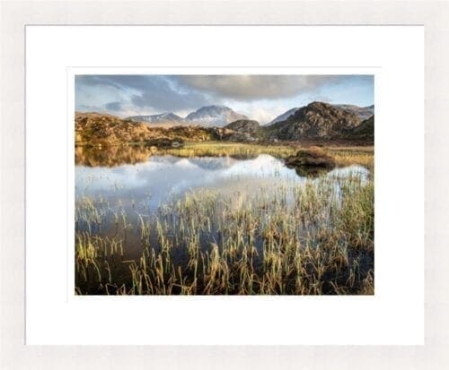 35mm White Lake District Framed Print