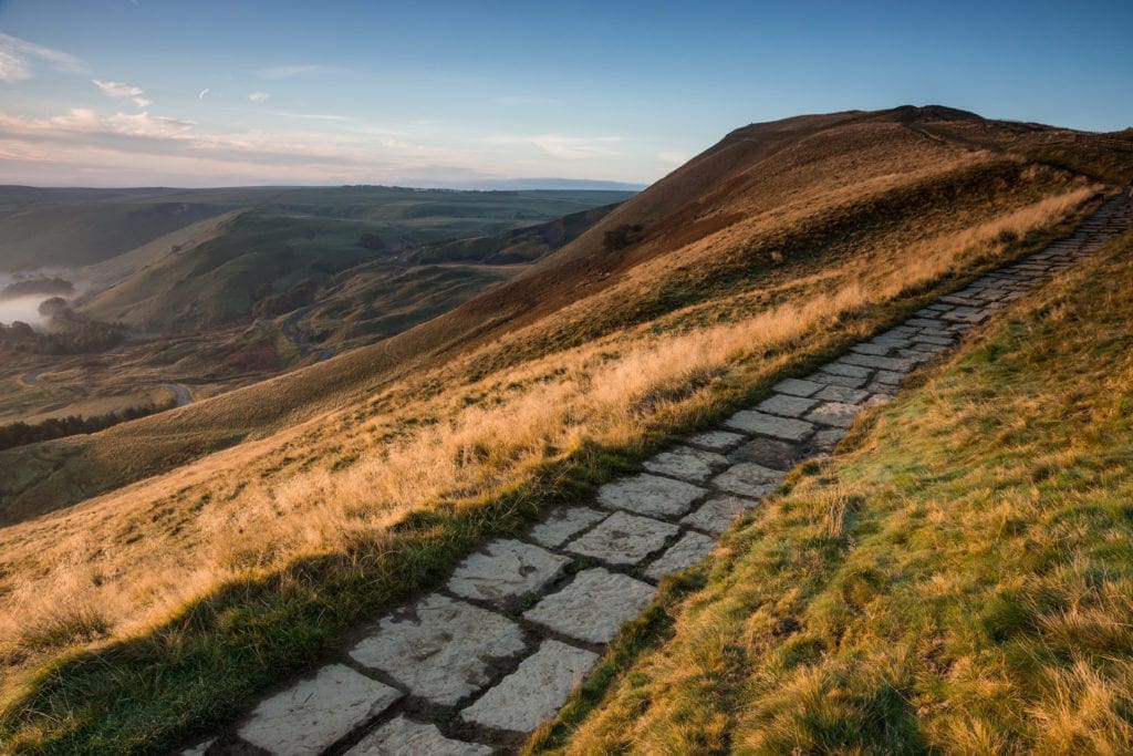 The Mam Tor Gate Alternative View - Looking Back Towards Mam Tor - Mam Tor Photography Location Guide