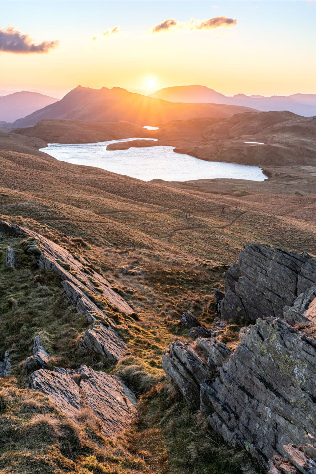 Allt Fawr Sunset - Snowdonia Photography