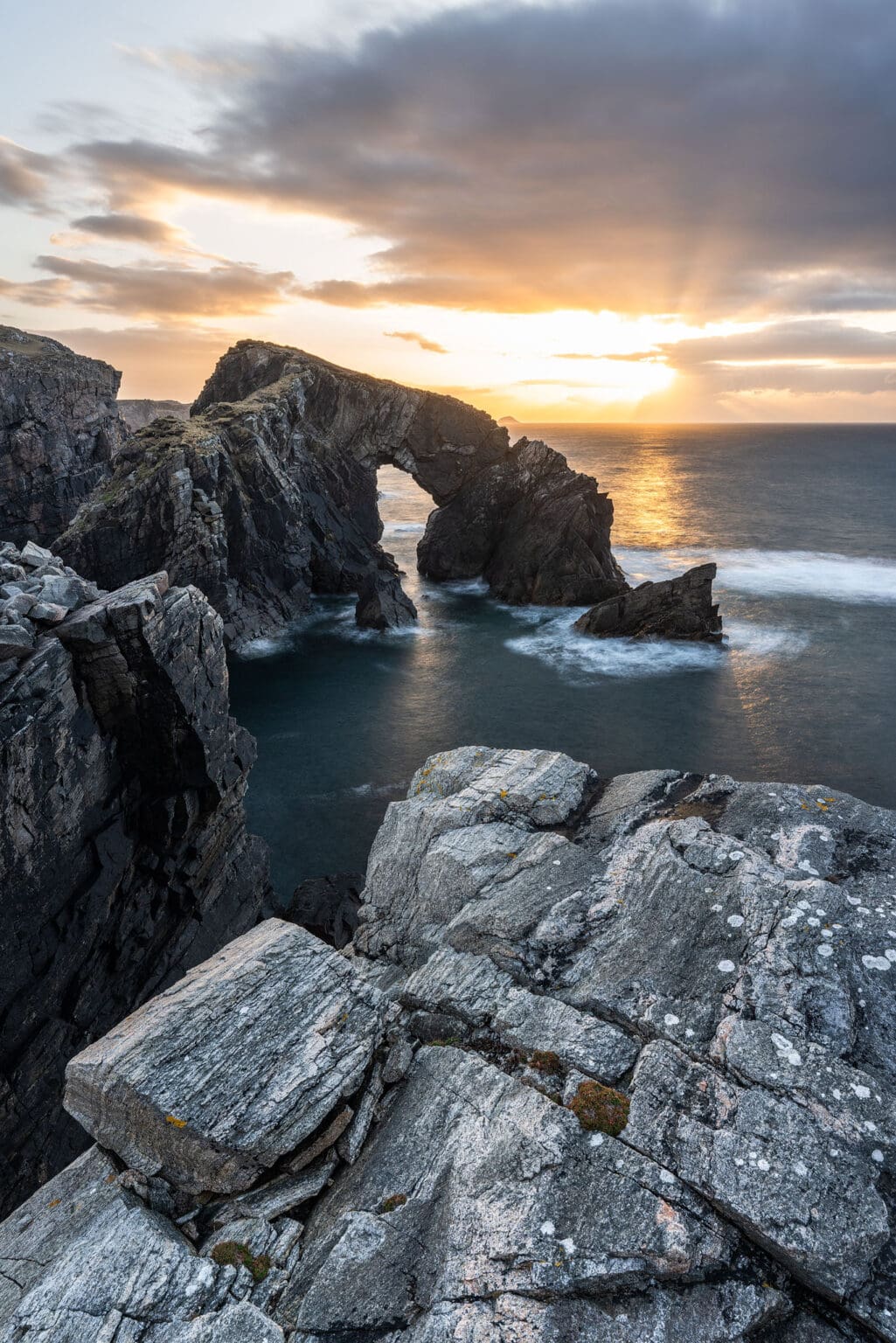 Stac A&#039;Phris Sunset - Isle of Lewis - Scotland Landscape Photography