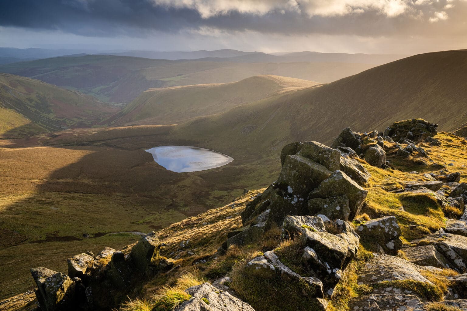 Cadair Berwyn Summit Sunset - Waless Landscape Photography