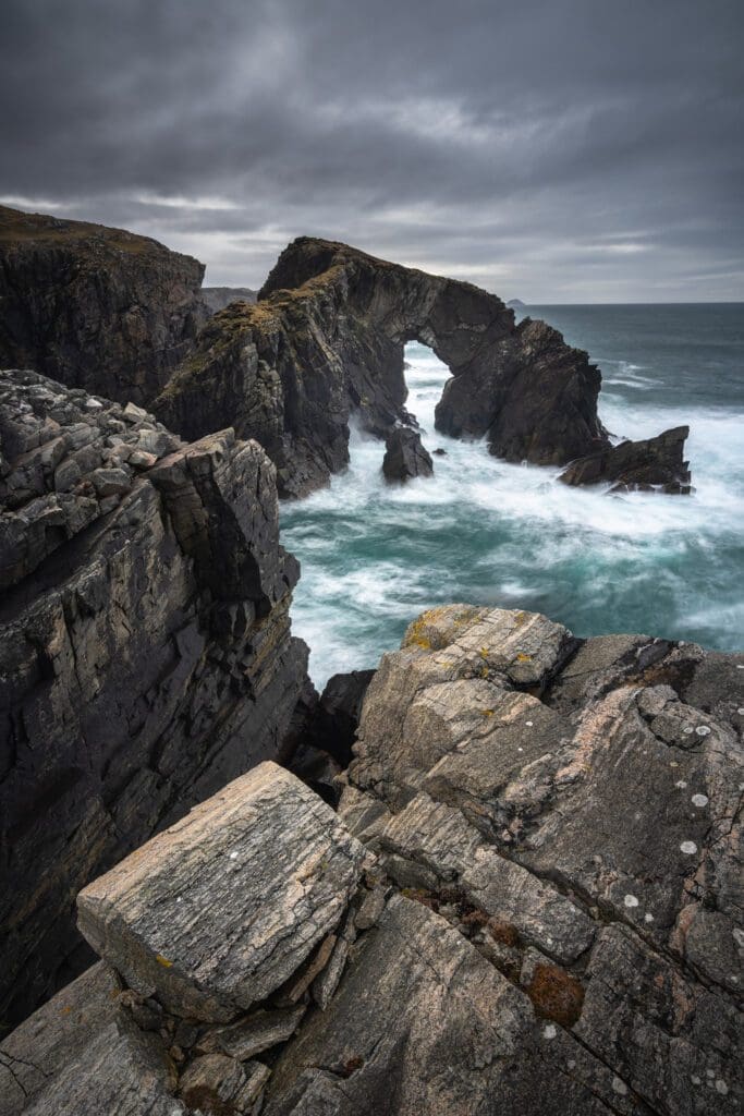 Stac A&#039;Phris Natural Arch - Isle of Lewis Photography Workshop  - Scotland Landscape Photography