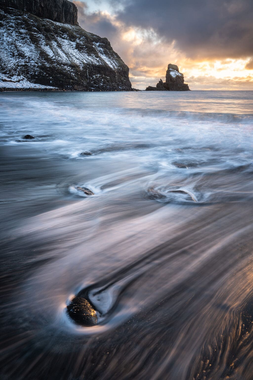 Talisker Bay Sunset - Isle of Skye - Scotland Photography