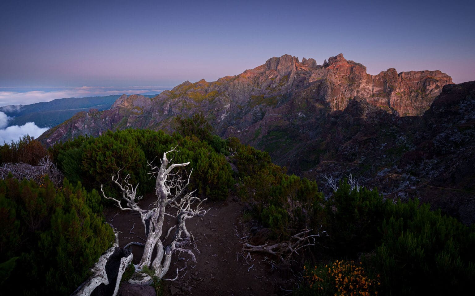 Pico Ruivo Twilight - Madeira Landscape Photography