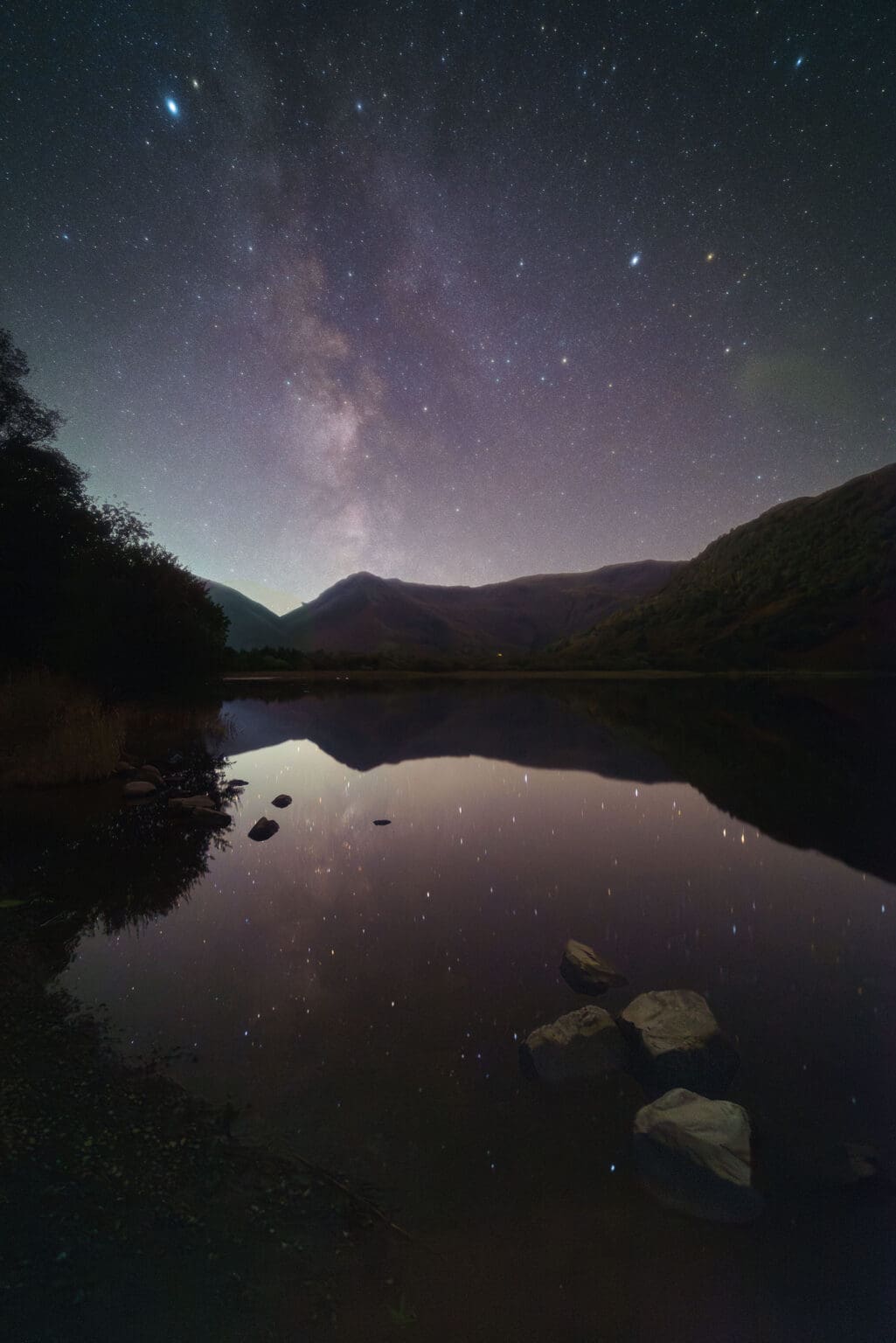 Brothers Water Milky Way - Lake District Photography