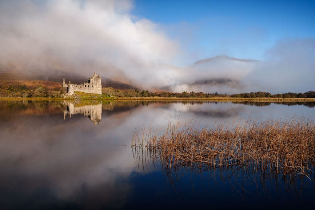 Kilchurn Castle Foggy Reflections - Scotland Landscape Photography Kilchurn Castle Foggy Reflections - Glencoe Photography Workshop