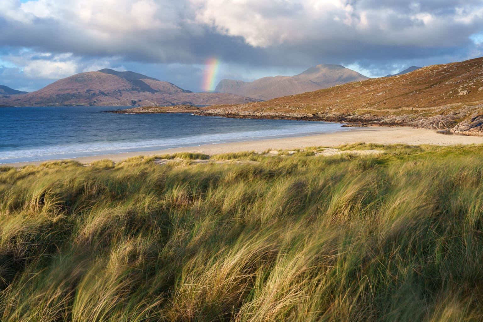 Luskentyre Rainbow - Scotland Landscape Photography